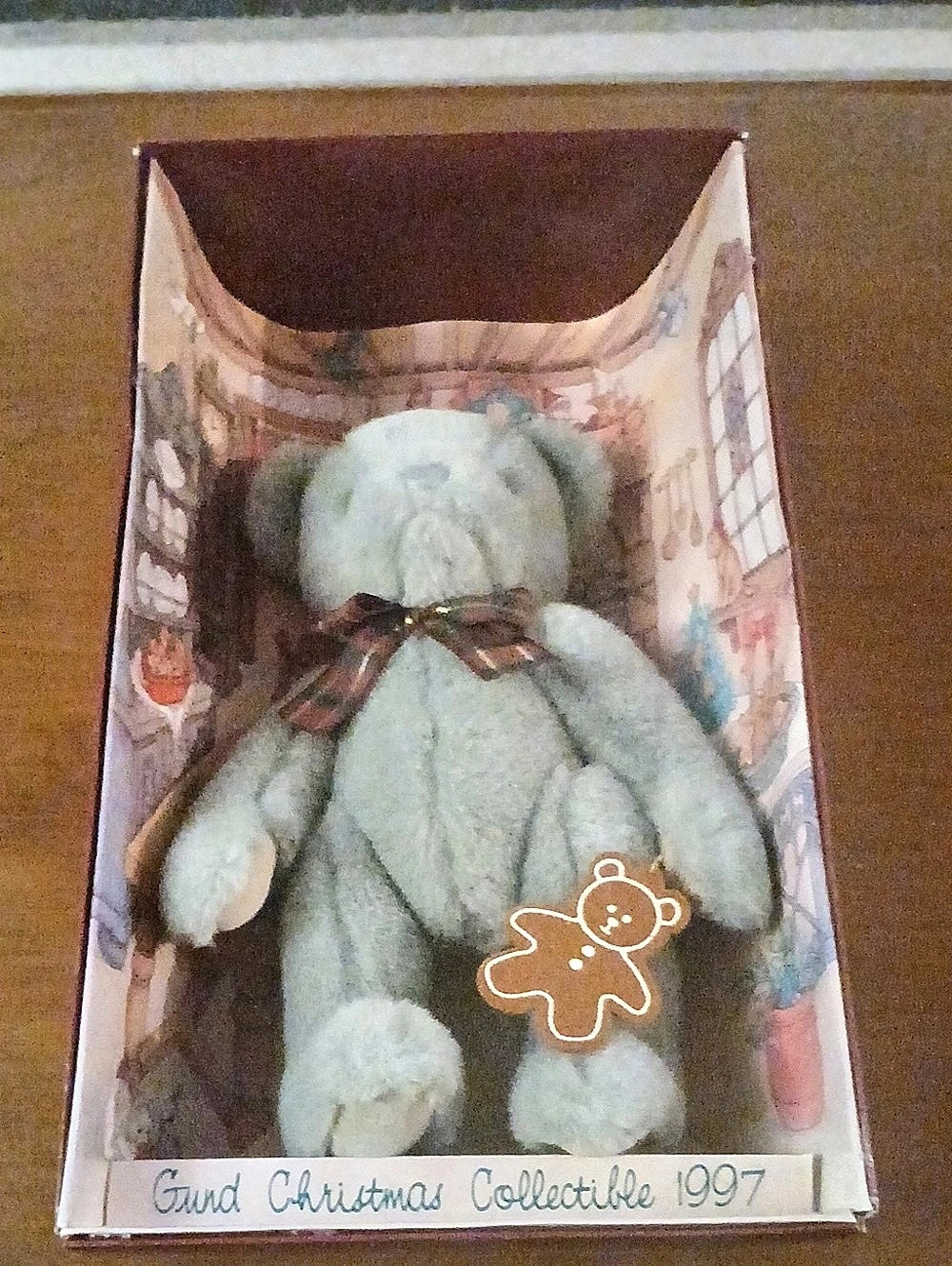 GUND Christmas Collection 1997 -My Name is Yulebeary Teddy Bear 9" Like New